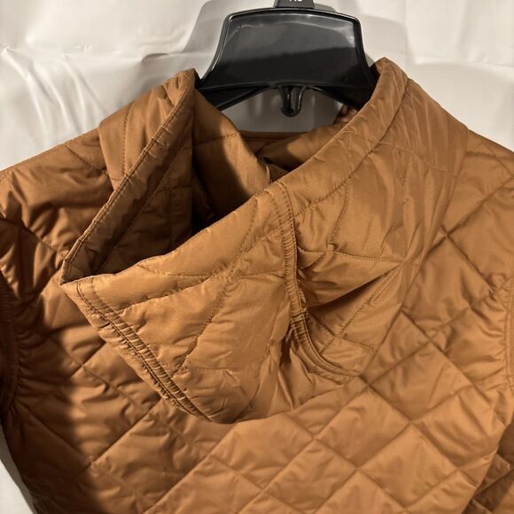 NWT Patagonia Women's XS Diamond Quilted Bomber Hoody Jacket Color Deer Brown - Picture 10 of 10